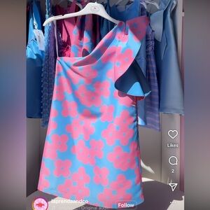 Mama Luma - Girl's Ume Ayame Print Dress one shoulder